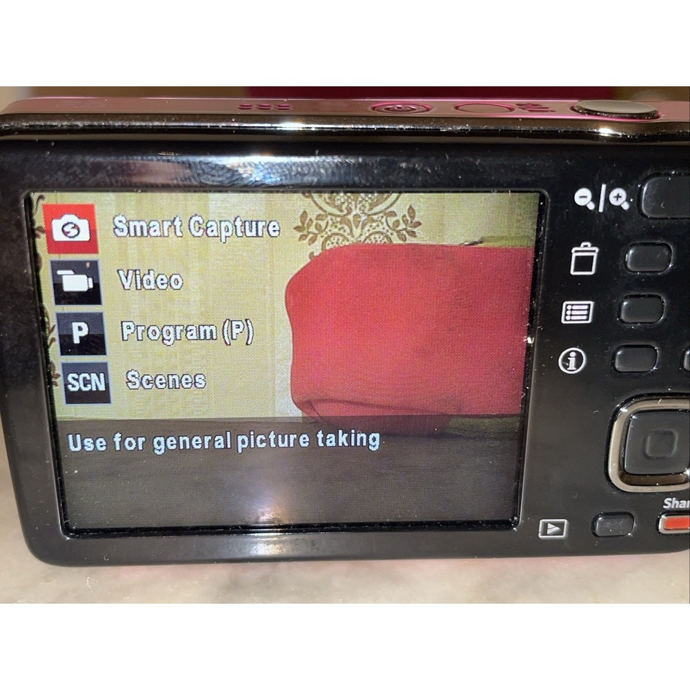 Kodak Digital Camera EasyShare Mini M200 Hot Pink 10.0MP w/ Case & Battery - Picture 15 of 15